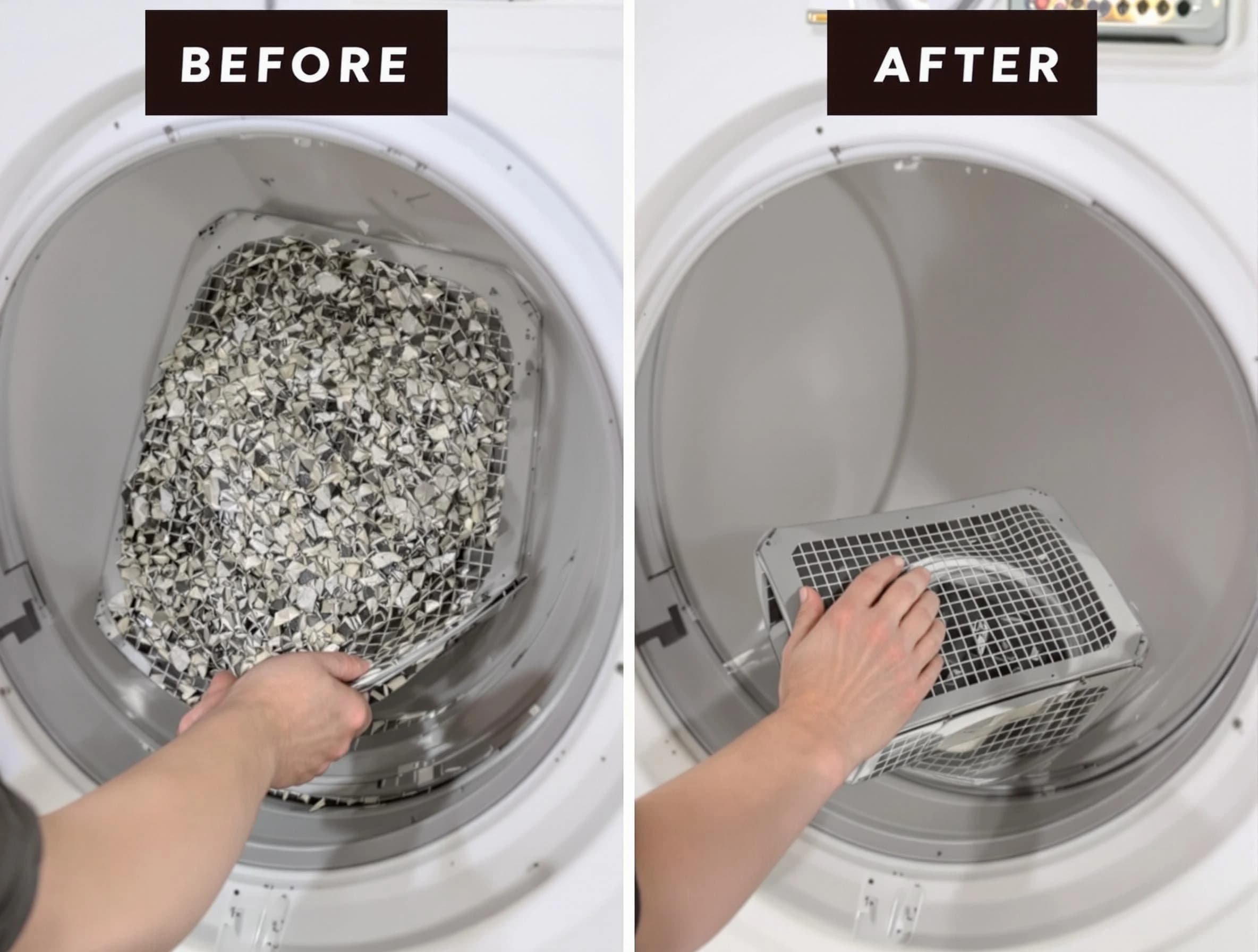 Professional lint trap cleaning by Littleton Dryer Vent Cleaning in Littleton