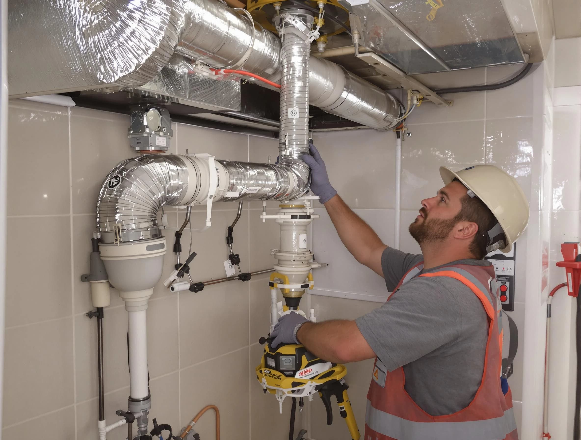 Littleton Dryer Vent Cleaning expert performing professional dryer vent repair and installation in Littleton