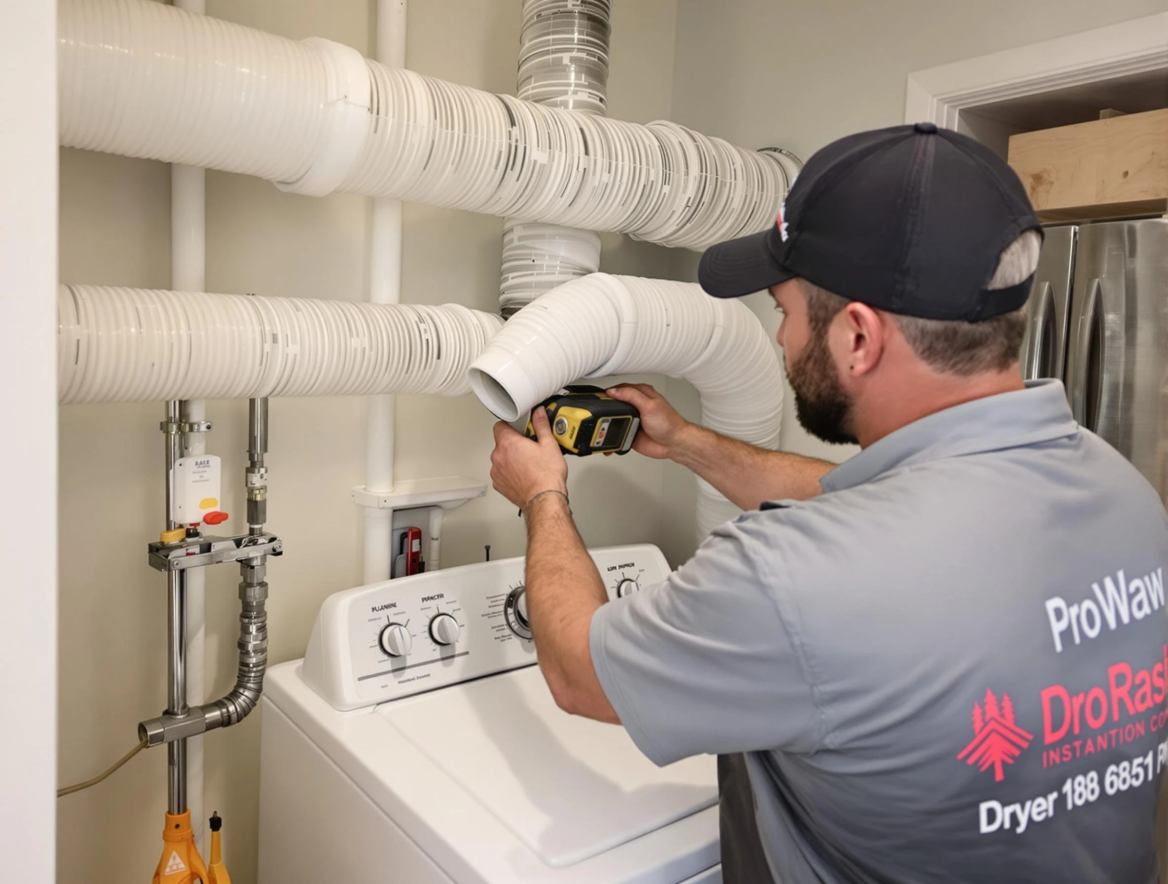 Professional dryer vent hose installation by Littleton Dryer Vent Cleaning in Littleton