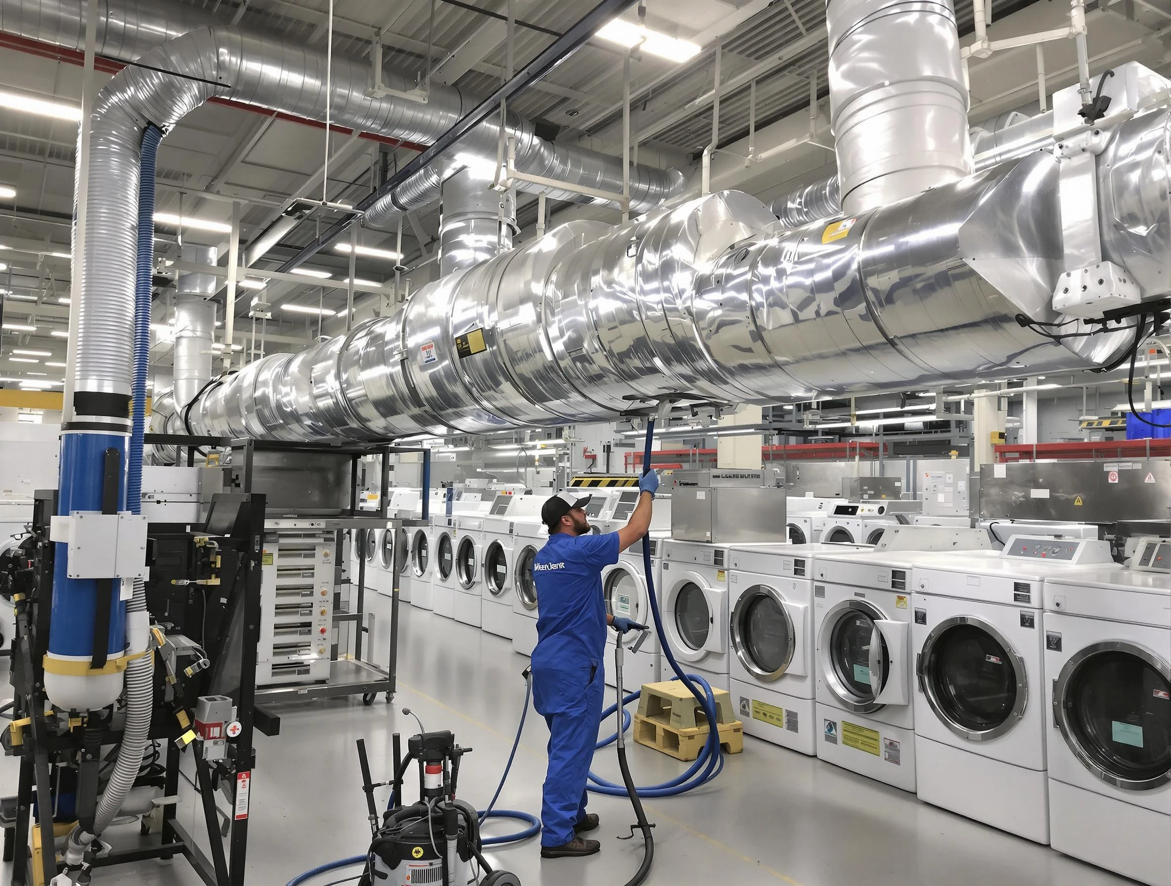 Littleton Dryer Vent Cleaning team performing heavy-duty industrial dryer vent cleaning in Littleton